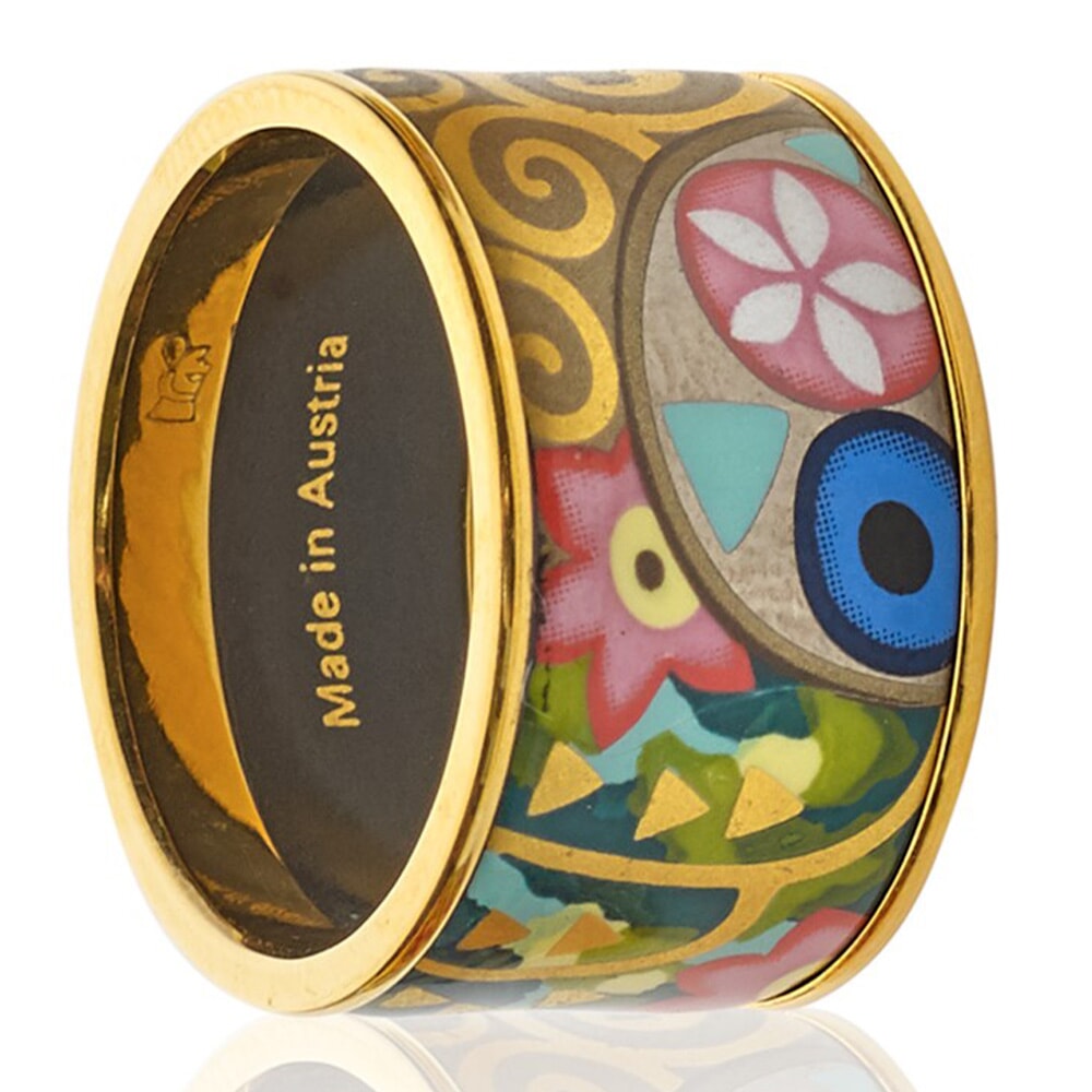 アクセサリー FREYWILLE DIVA FIRE ENAMEL BAND RING Freywille Gustav Klimt Diva Ring